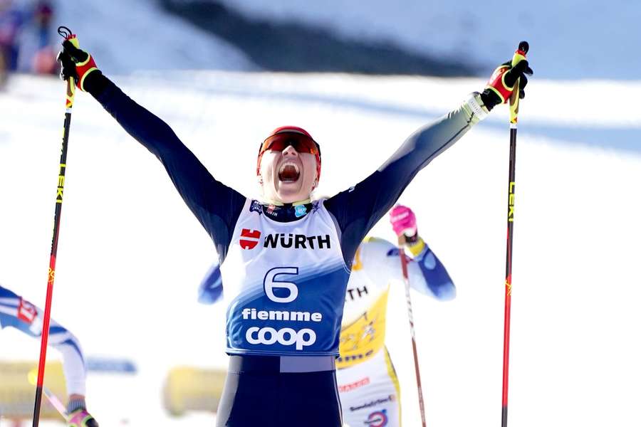 Katharina Hennig feierte am 7. Januar einen historischen Sieg in Val di Fiemme bei der Tour de Ski..