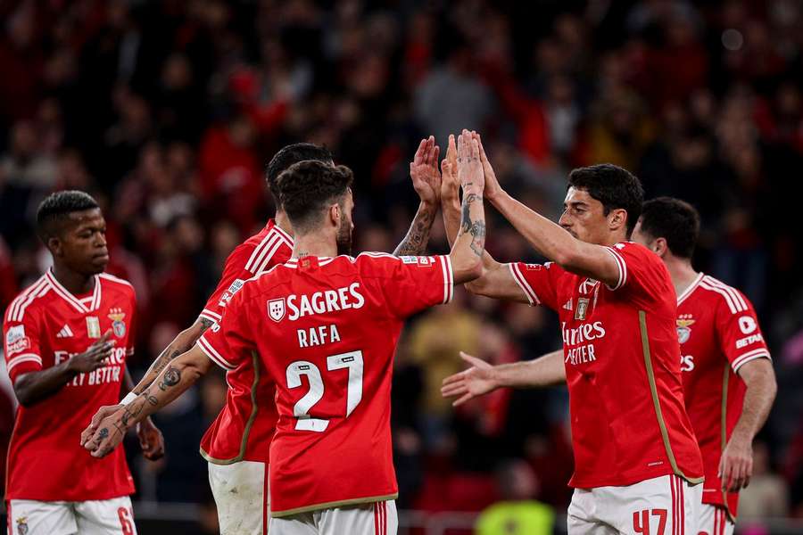 Rafa Silva em foco na equipa do Benfica