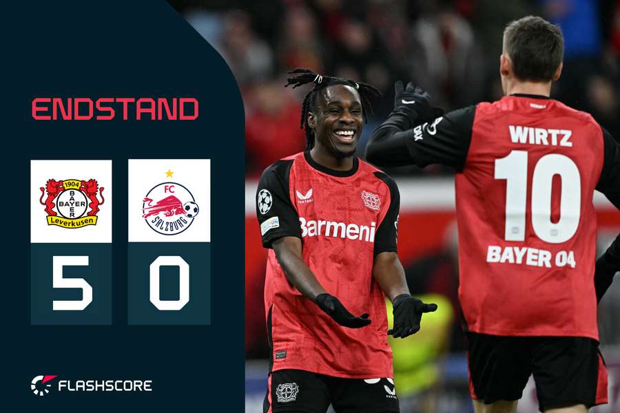 Nächste Wirtz-Show in der Champions League: Bayer lässt Salzburg keine Chance