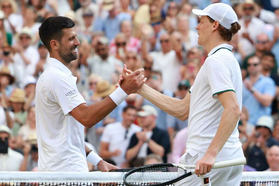 Sinner e Djokovic fizeram a semifinal de Wimbledon