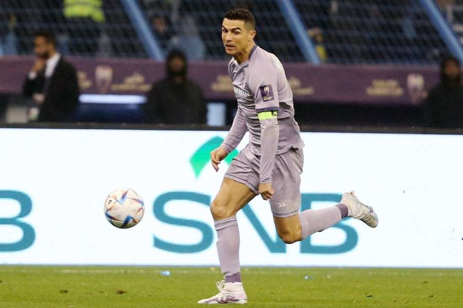 Ronaldo, durante el partido de este viernes.