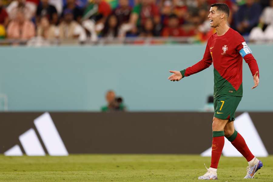 Cristiano Ronaldo em ação por Portugal frente ao Gana