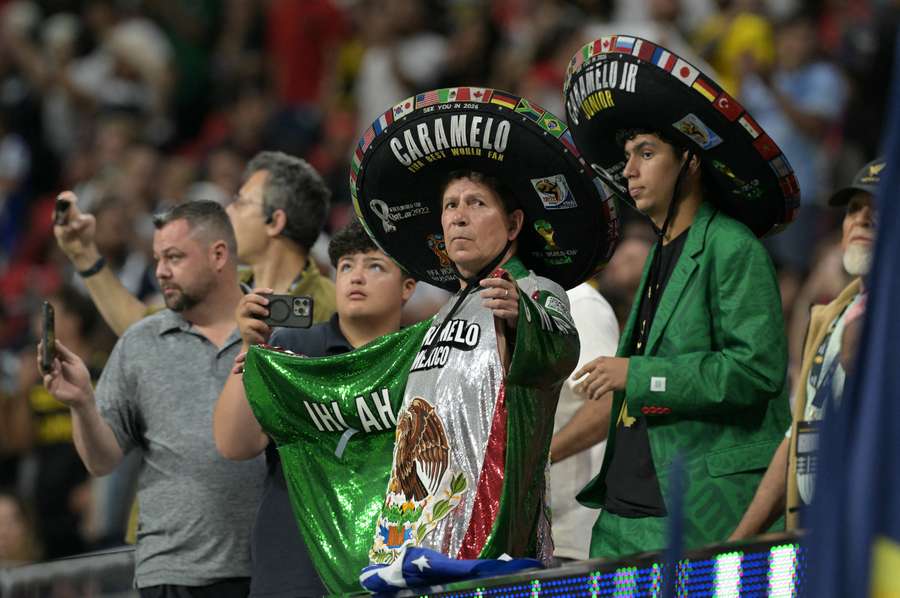 Adeptos mexicanos presentes em Atlanta