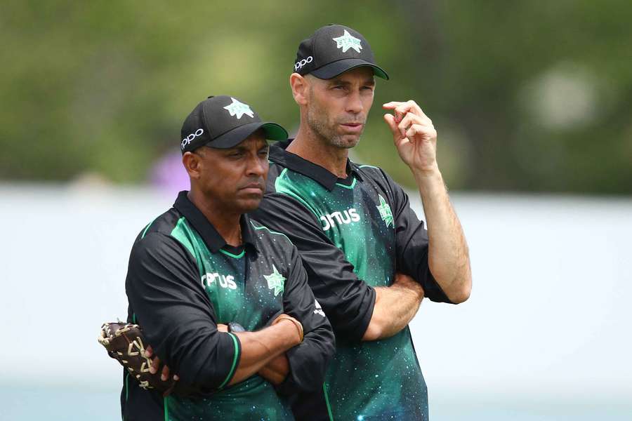 Dulip Samaraweera (L) has been banned for 'inappropriate behaviour'