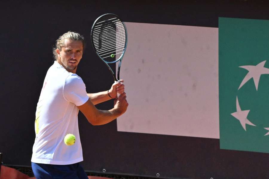 Alexander Zverev beim Rom Masters 2025