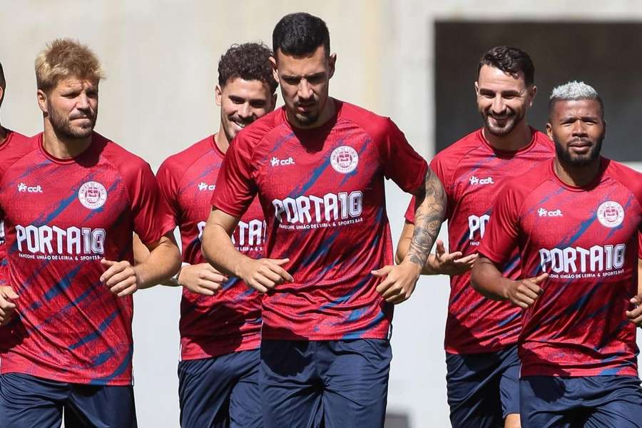 Jogadores do UD Leiria de regresso ao trabalho