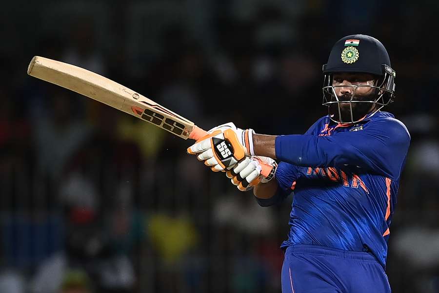 Jadeja in action for Inida against Australia