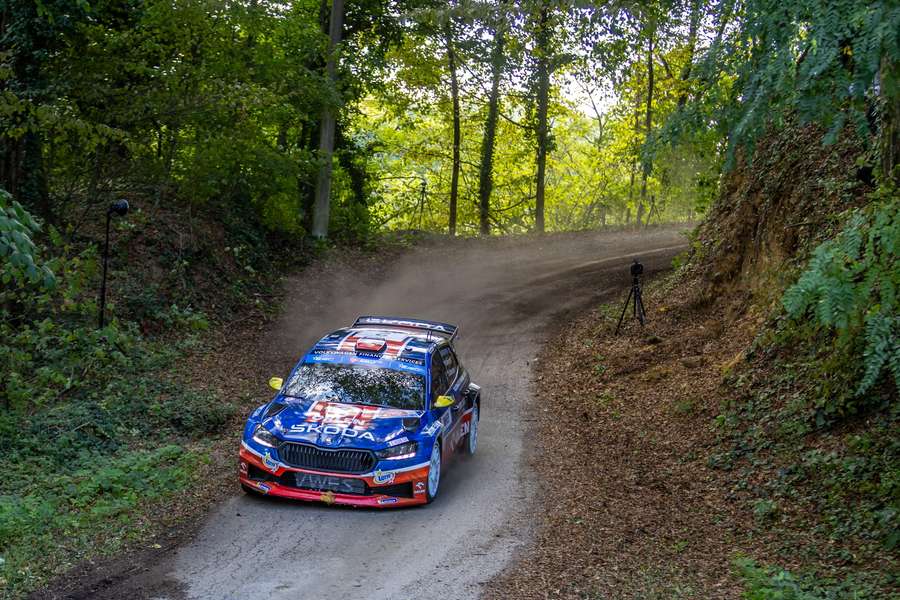 Mikołaj Marczyk wypadł z drogi podczas trzeciego odcinka specjalnego Rajdu Sierra Morena