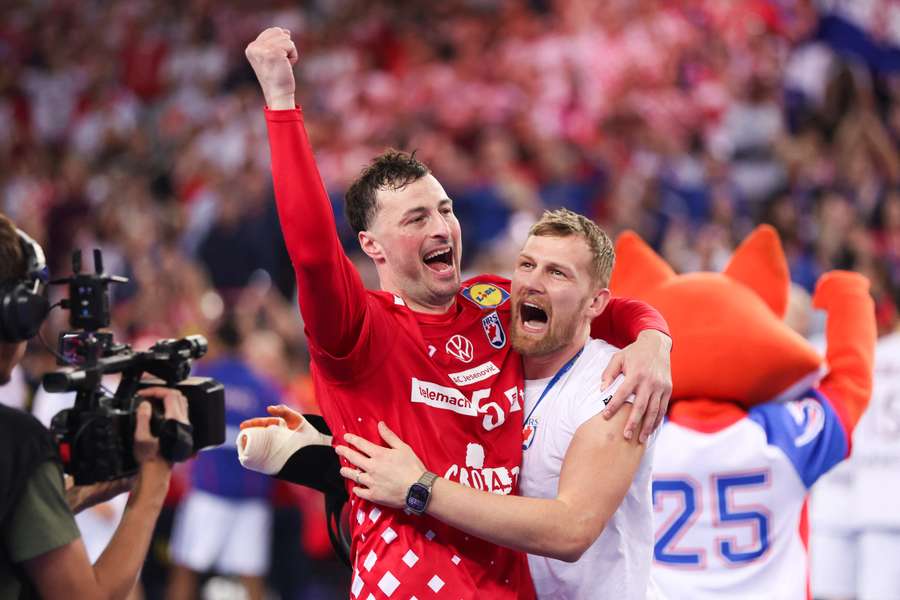Domagoj Duvnjak feiert den Einzug ins Finale.