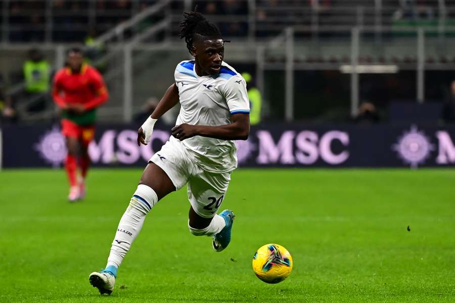 Loum Tchaouna face au Milan début-mars.
