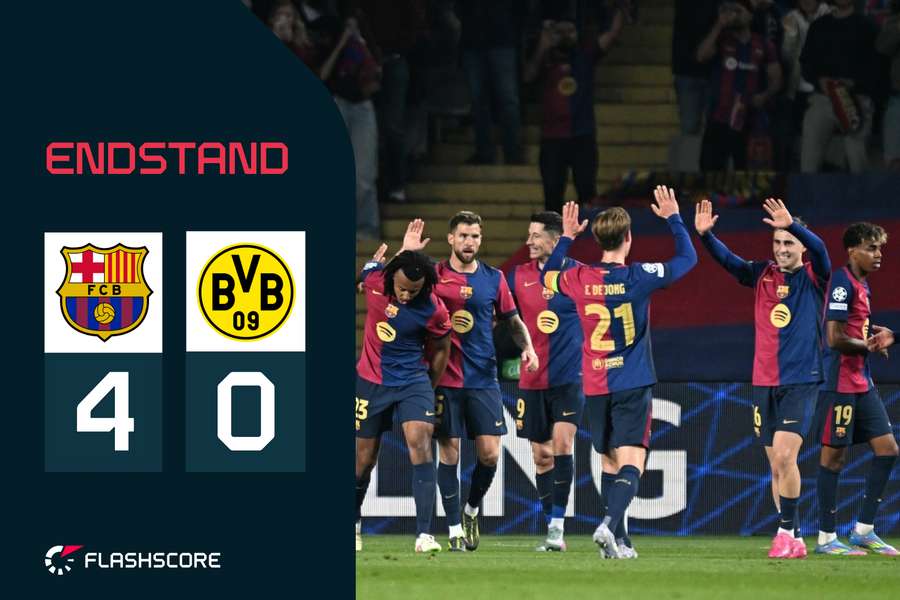 Barcelona ballert sich mit einem Fuß ins Halbfinale.