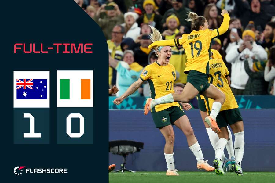 Australia won their opening Women's World Cup match for the first time in five attempts