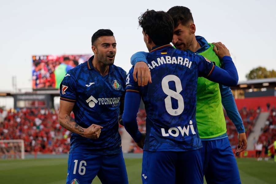 El Getafe selló su permanencia en Mallorca