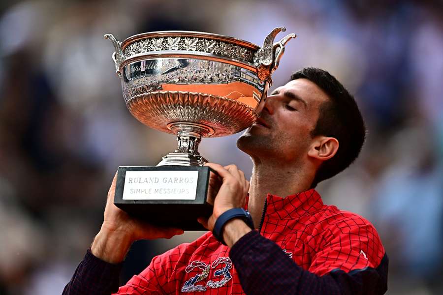 Djokovic won zondag voor de derde keer Roland Garros