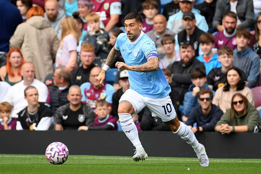 Mattia Zaccagni durante Burnley-Lazio