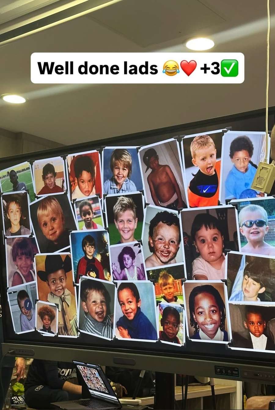 Hráči West Hamu jako děti