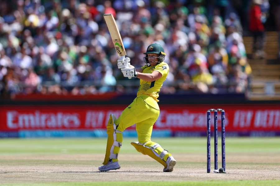 Healy batting during the recent women's T20 World Cup final