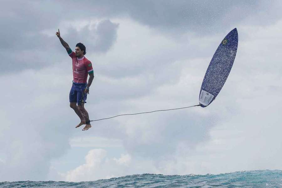 Afgelopen nacht zette Gabriel Medina met 9,90 een bijna perfecte score neer