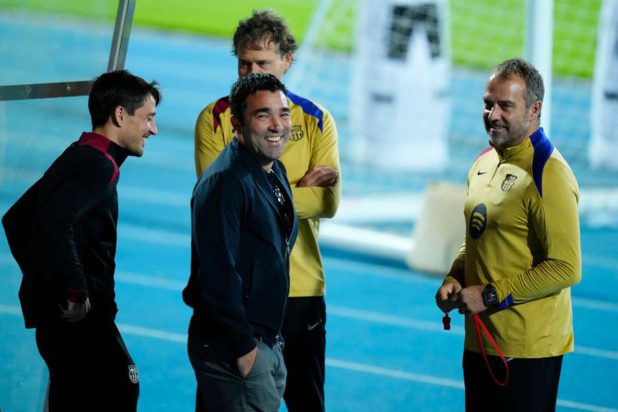 Deco y Flick, en buena sintonía 