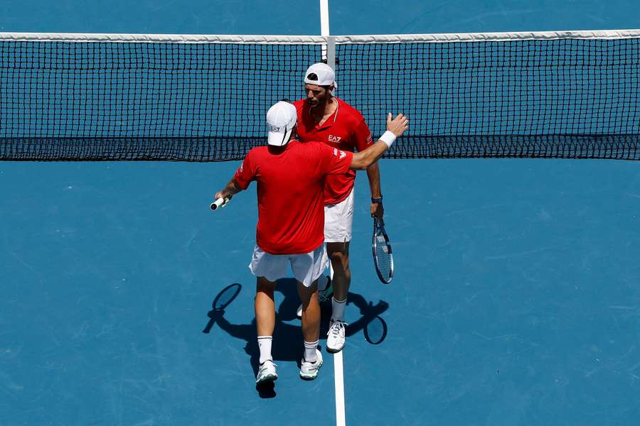 Bolelli e Vavassori festeggiano