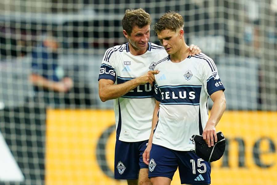 Thomas Müller und sein neuer Teamkollege Björn Inge Utvik.