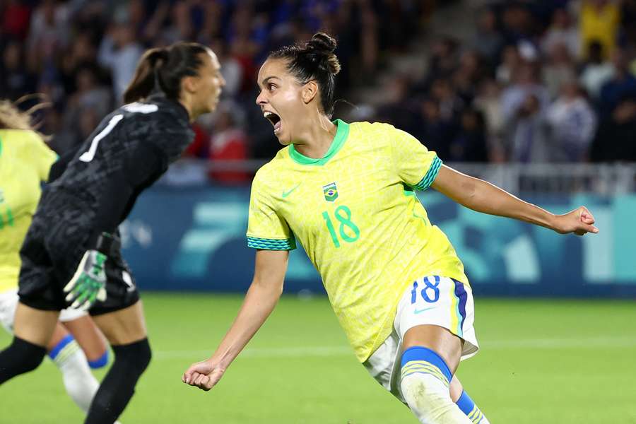 Gabi Portilho fez o gol da classificação brasileira para as semifinais