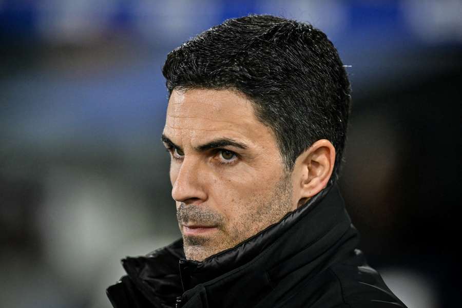 Arteta lors du match contre Crystal Palace.