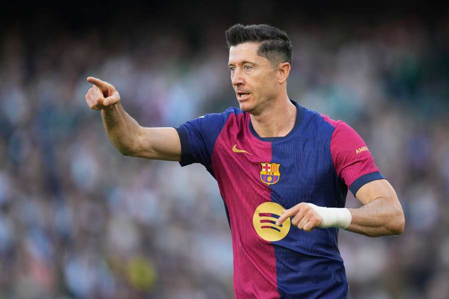 Lewandowski le week-end dernier face au Betis.