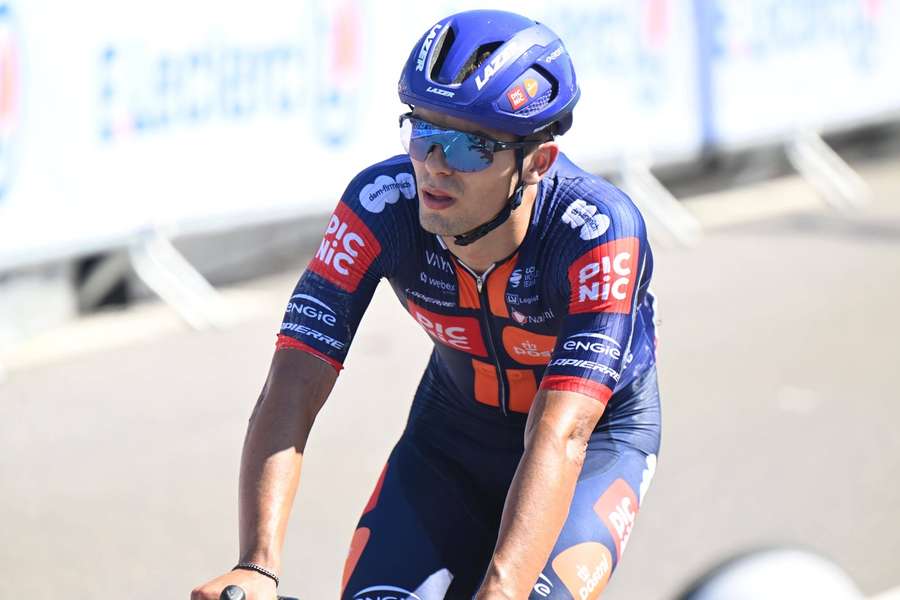 Pavel Bittner byl jediným Čechem v pelotonu Tour de France.
