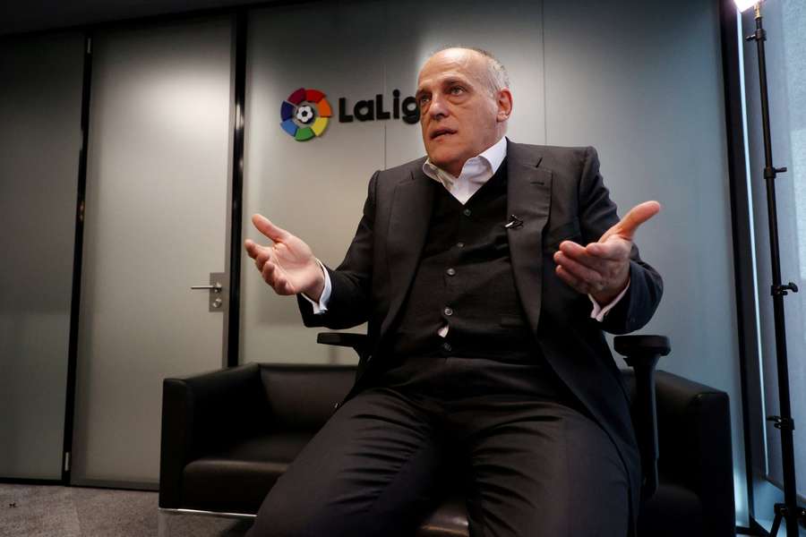Javier Tebas lidera a LaLiga