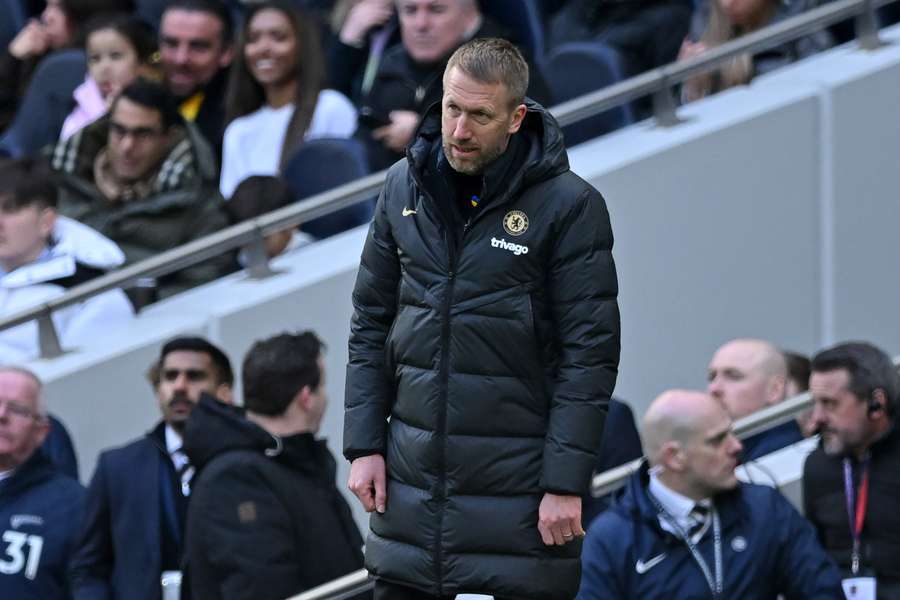 Chelsea's English head coach Graham Potter