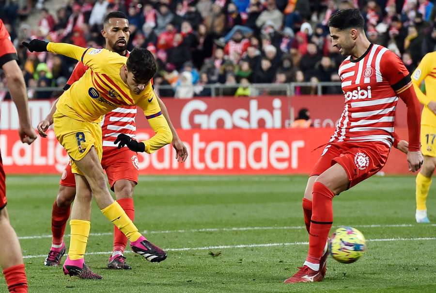 Pedri chegou ao jogo de número 100 pelo Barcelona