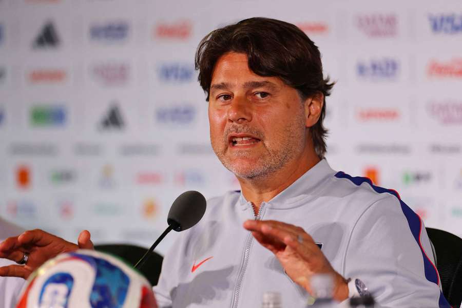 Mauricio Pochettino speaks with the media ahead of the United States' World Cup opener.