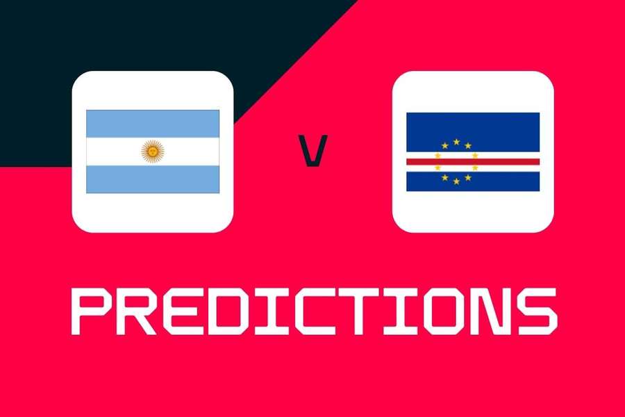 Argentina and Cape Verde play each other in the round of 32.