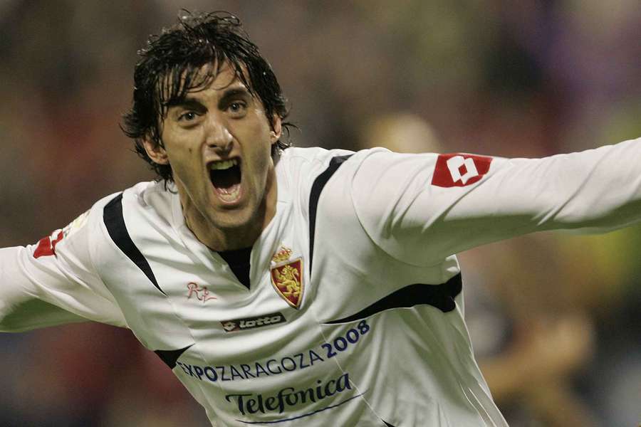 Diego Milito maravilló con el Zaragoza