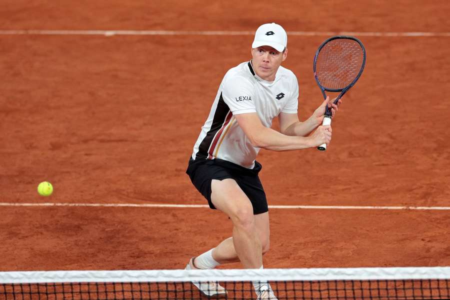 Heliovaara at the net in the Men's Doubles Final at Roland Garros Heliovaara at the net in the Men's Doubles Final at Roland Garros