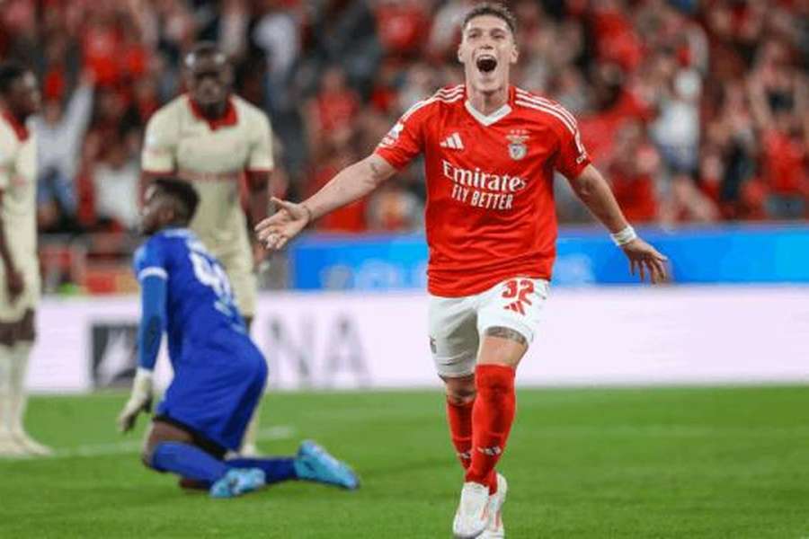 Rollheiser festeja pelo Benfica