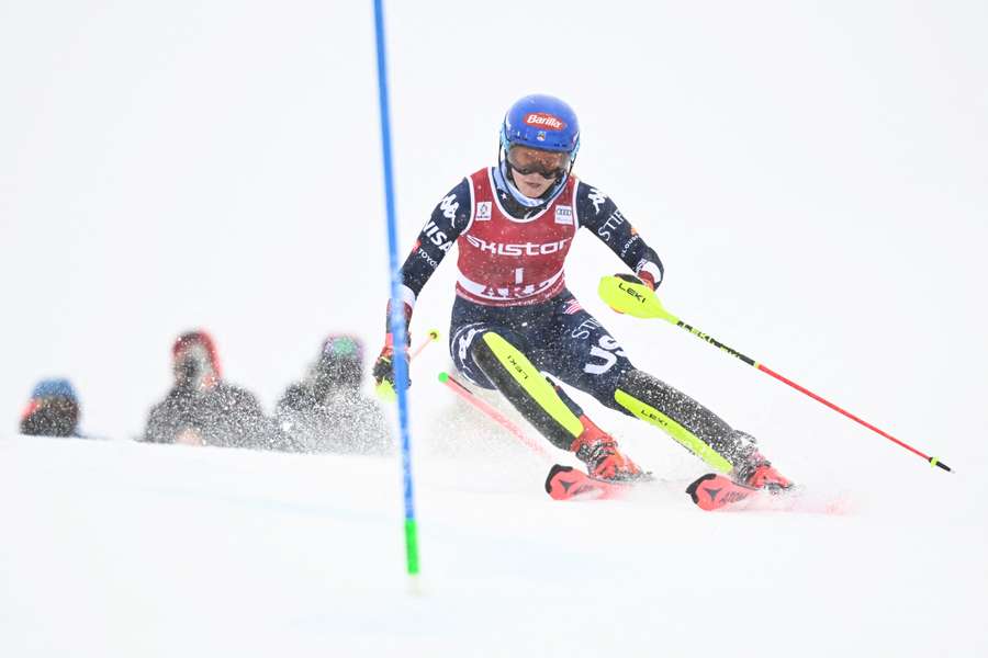 Mikaela Shiffrin, en el eslalon de Are