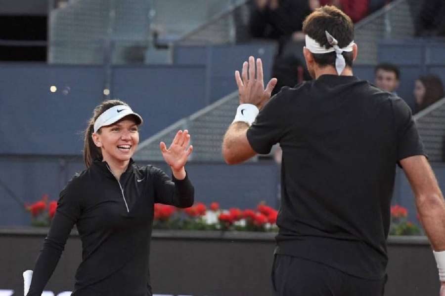 Simona Halep și Juan Martin del Potro vor juca împreună la Chișinău