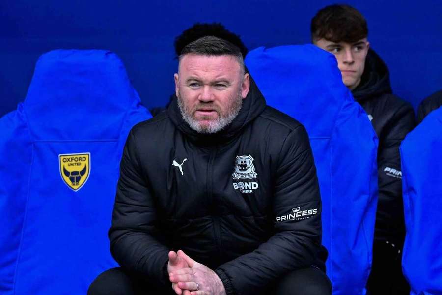 Rooney, en el banquillo del Plymouth.