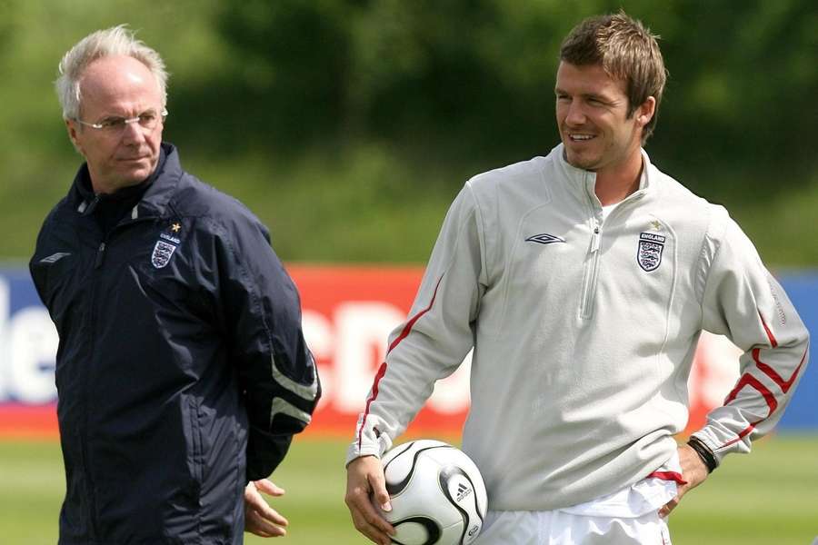 Sven-Goran Eriksson și David Beckham