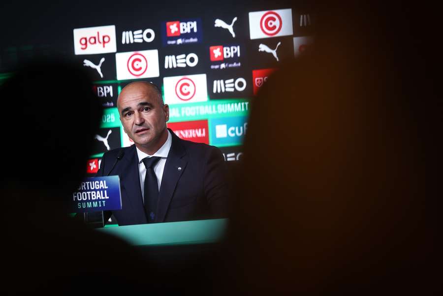 Roberto Martínez deu explicações aos jornalistas
