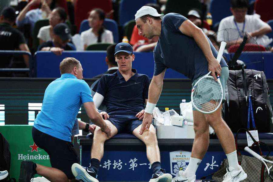 Sinner retired in Shanghai