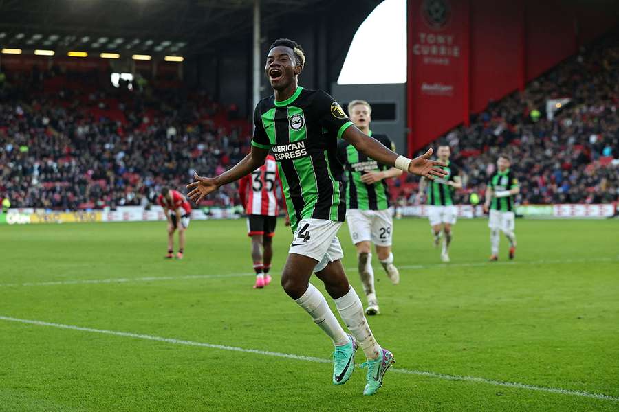 Adingra marcou um dos golos do Brighton