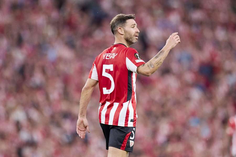 Yeray, con el Athletic