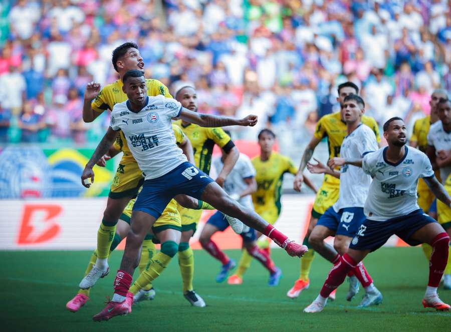 Bahia precisou de sofrer para entrar no jogo Bahia precisou de sofrer para entrar no jogo