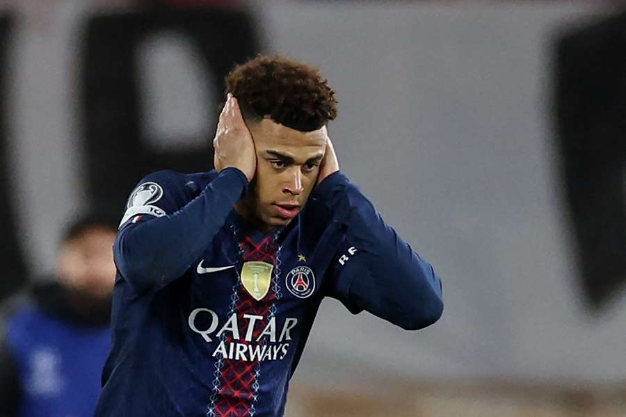 Désiré Doué, do PSG Désiré Doué, do PSG