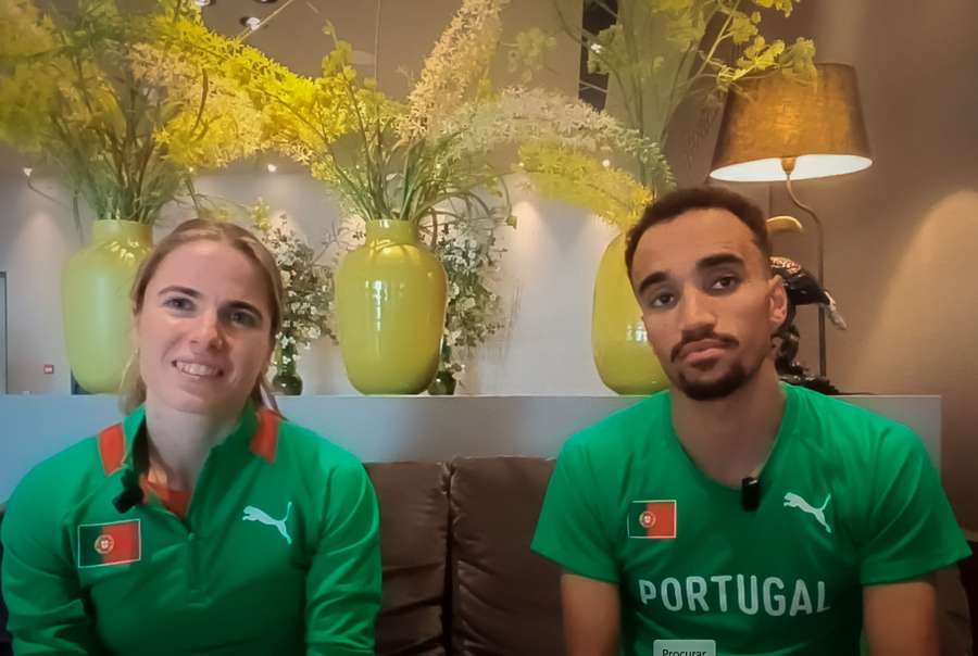 O casal Salomé Afonso e Isaac Nader conquistaram as primeiras medalhas para Portugal