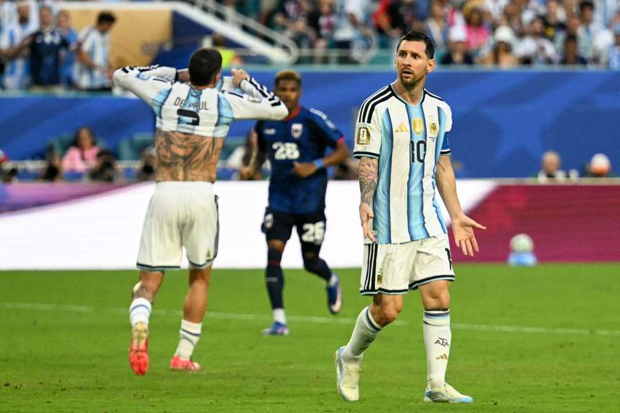 Lionel Messi lors du seizième de finale entre l'Argentine et le Cap-Vert, le 3 juillet 2026 à Miami