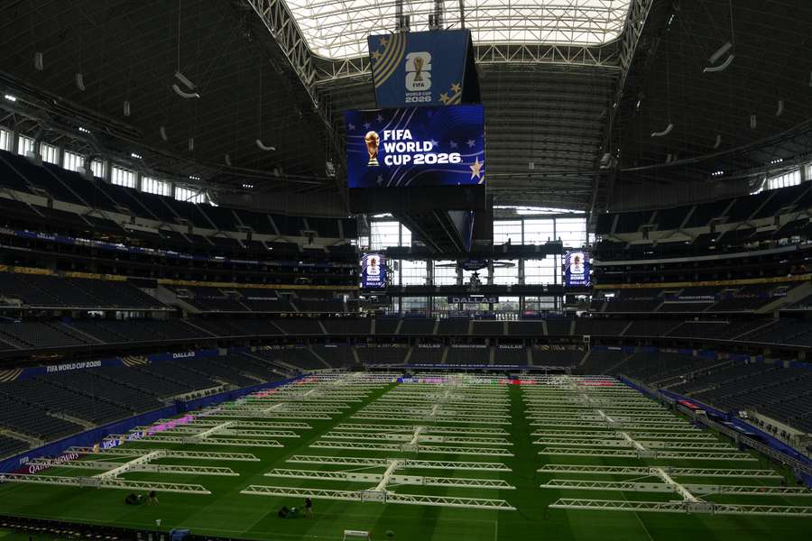 The Dallas Stadium ahead of the France v Spain semi-final at the 2026 FIFA World Cup in Arlington, Texas, The Dallas Stadium ahead of the France v Spain semi-final at the 2026 FIFA World Cup in Arlington, Texas,